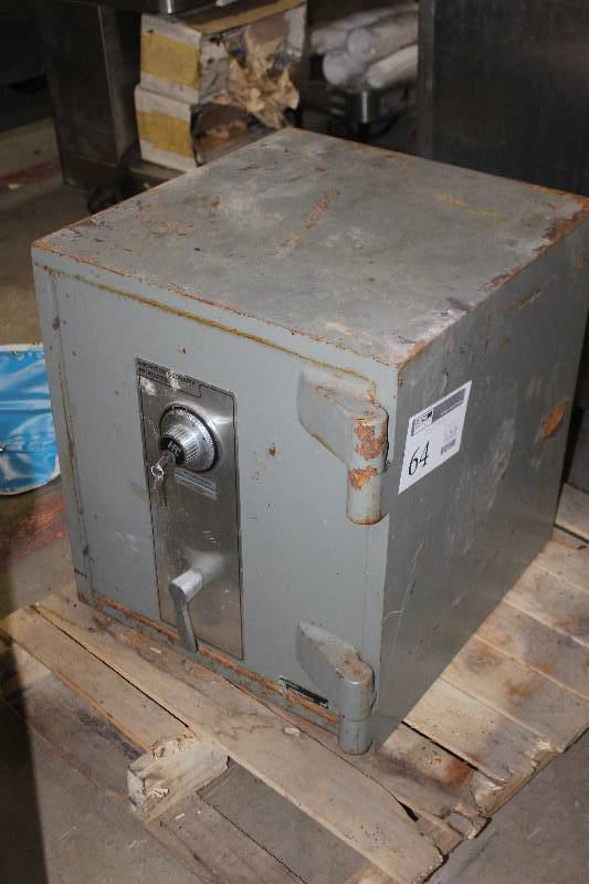 lot 64 image: American Security Combination Lock Box Safe