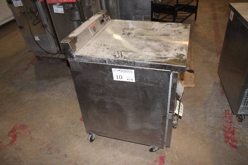 lot 10 image: Commercial Stainless Steel Freezer