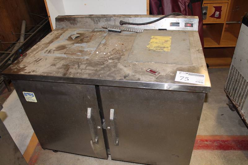 lot 75 image: Super Nova Commercial Stainless Steel 2-Door Freezer