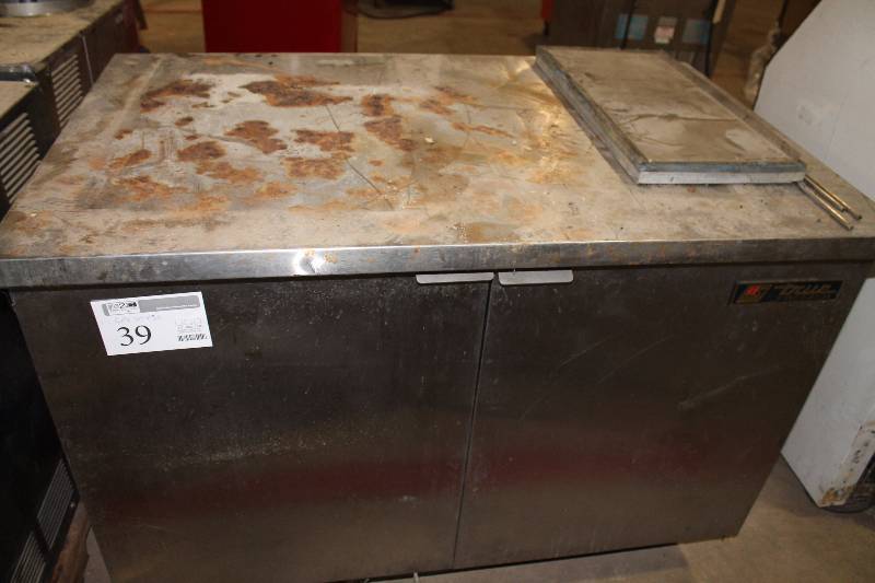 lot 39 image: True Commercial Stainless Steel Freezer