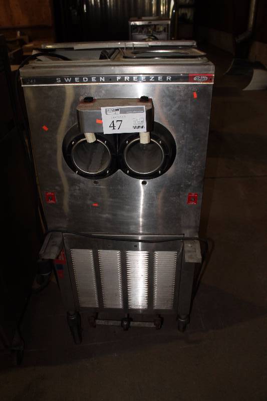 lot 47 image: Sweden Commercial Stainless Steel Rolling Freezer