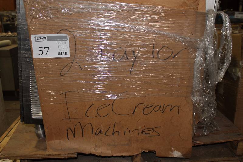 lot 57 image: Lot of (2) Taylor Commercial Ice Cream Machines