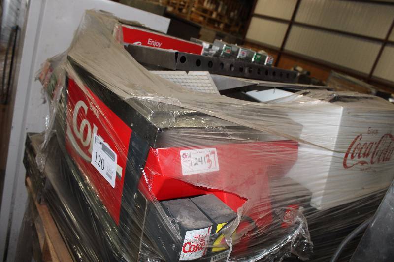 lot 120 image: Pallet Lot of Pop Dispenser Equipment