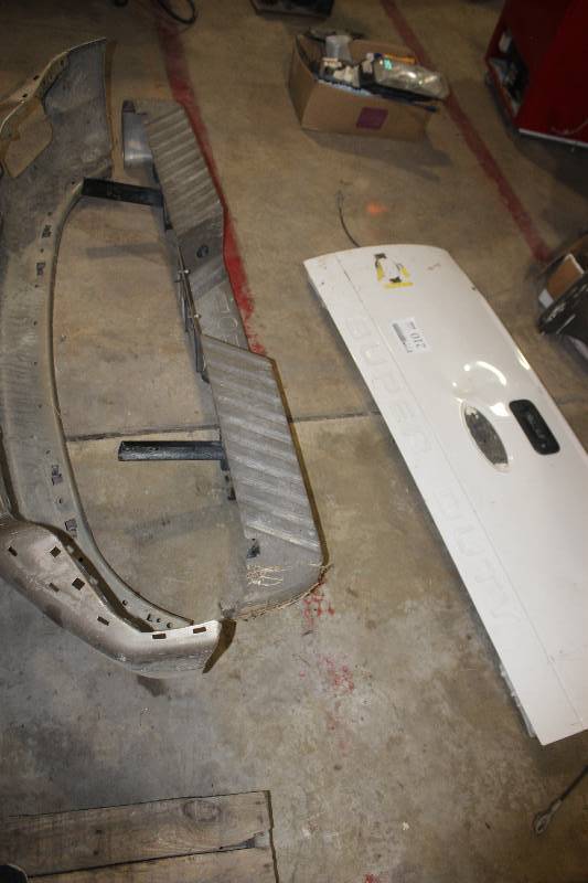 lot 210 image: 2011 King Ranch 1-Ton 3-Piece Includes Bumper Cover, Rear Bumper Rear Tailgate