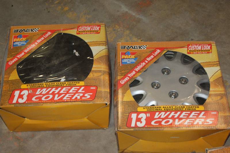 lot 234 image: Lot of (2) Boxes of 13in. ABS Wheel Covers