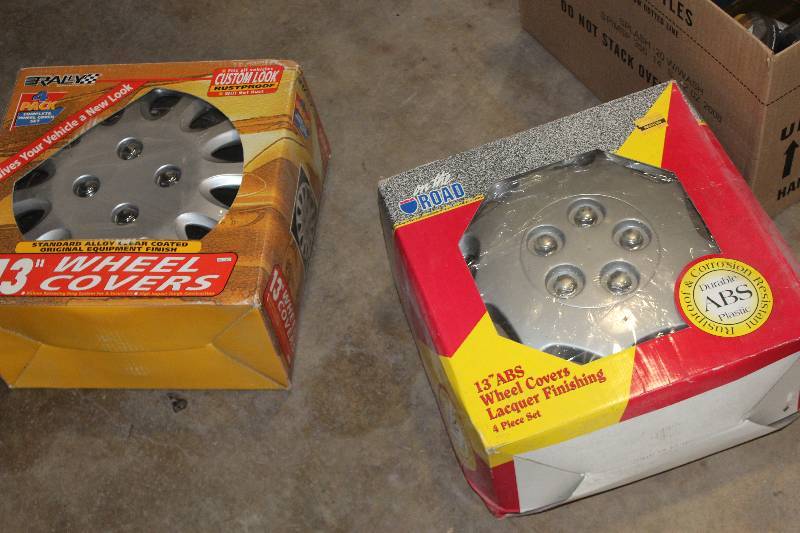 lot 236 image: Lot of (2) Boxes of 13in. ABS Wheel Covers