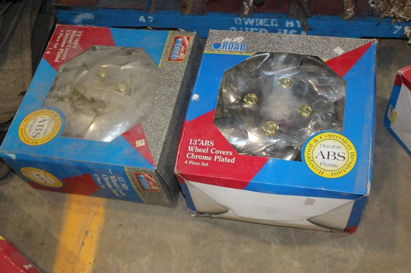 lot 237 image: Lot of (2) Boxes of 13in. ABS Wheel Covers
