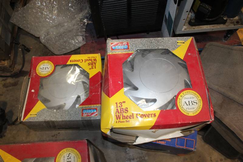 lot 241 image: Lot of (2) Boxes of 13in. ABS Wheel Covers