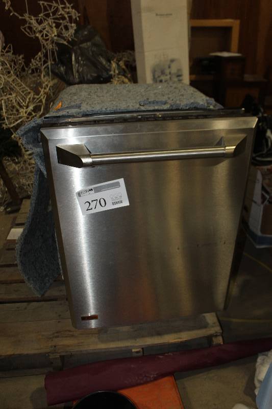 lot 270 image: GE Monogram Stainless Steel Dishwashing Machine