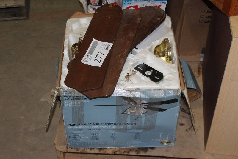 lot 277 image: Redington IV 52in. Ceiling Fan