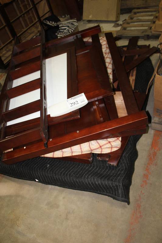 lot 292 image: Wood Bunk Beds