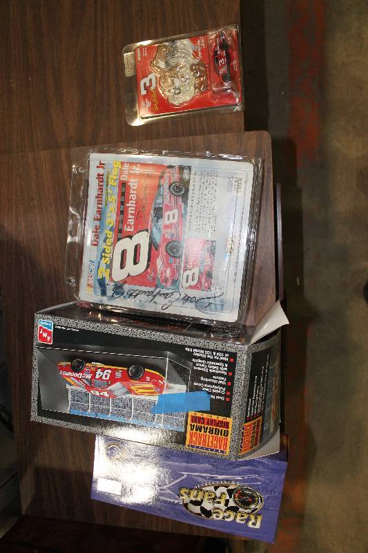 lot 303 image: Lot of (4) NASCAR Memorabilia