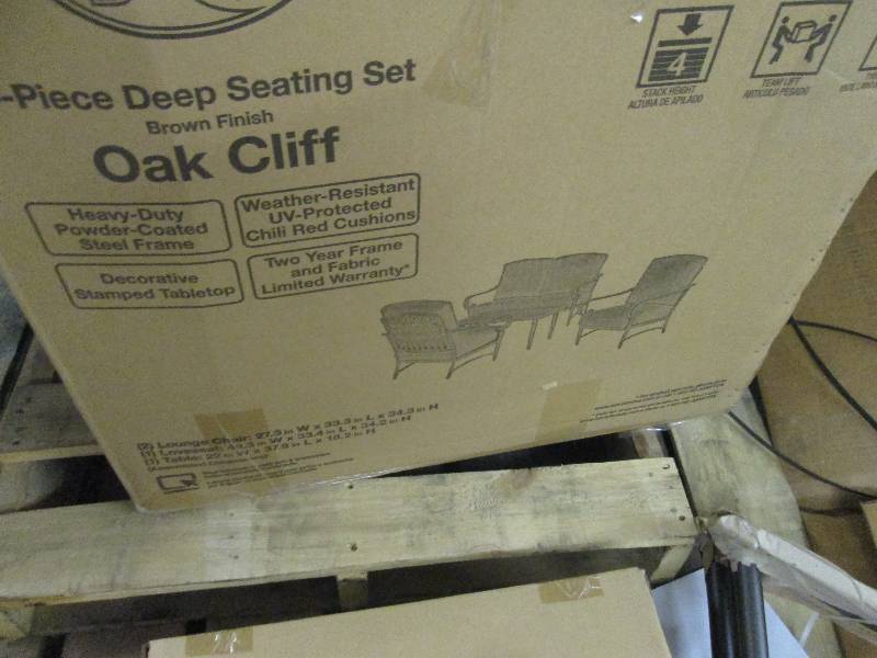 lot 9 image: Hampton Bay Oak Cliff Piece Metal O...