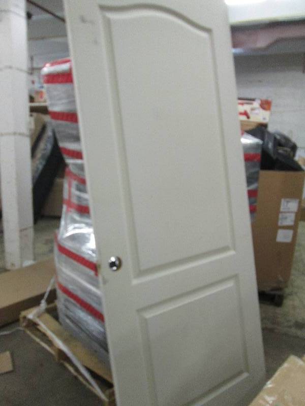 lot 27 image: 32x80 Wood Door -scuffed...