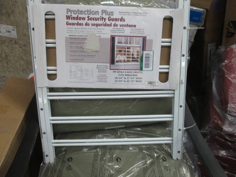 lot 31 image: Grisham Pp-Spag 6-Bar Window Guard ...