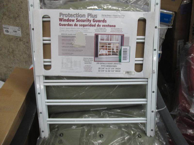 lot 32 image: Grisham Pp-Spag 6-Bar Window Guard ...