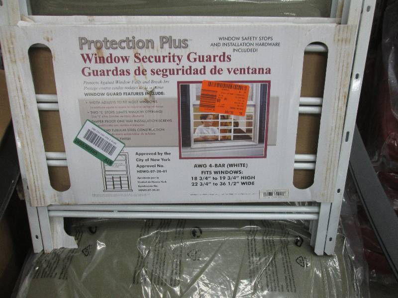 lot 36 image: Grisham Pp-Spag 4-Bar Window Guard ...