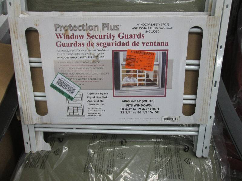 lot 38 image: Grisham Pp-Spag 4-Bar Window Guard ...
