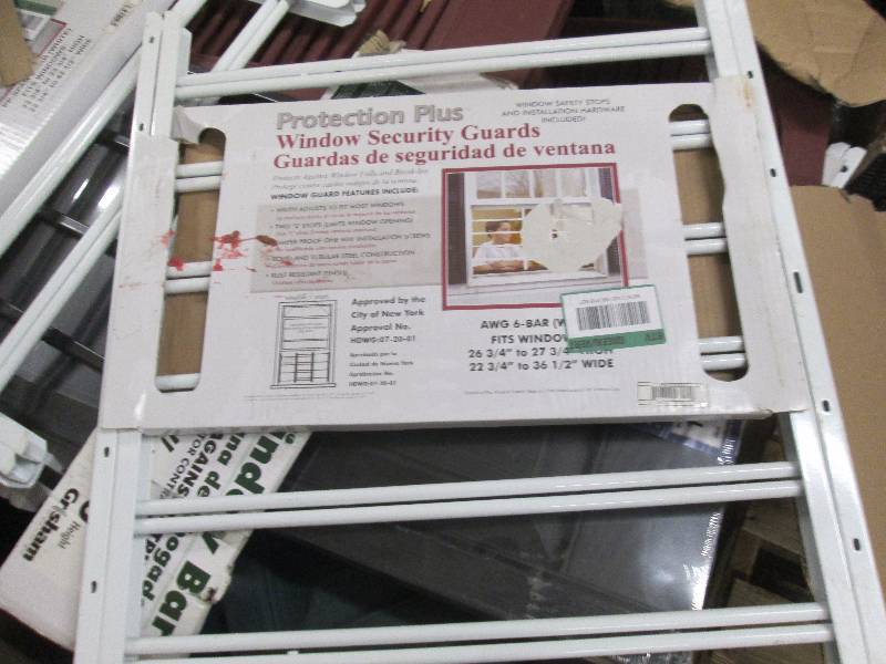 lot 106 image: Grisham Awg 6-Bar Window Guard in W...