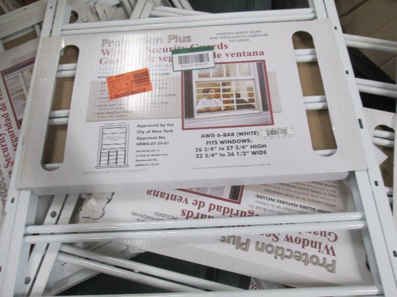lot 111 image: Grisham Awg 6-Bar Window Guard in W...