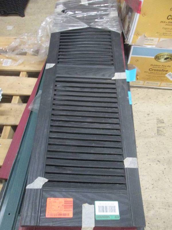 lot 127 image: Builders Edge 15 in. x 48 in. Louve...