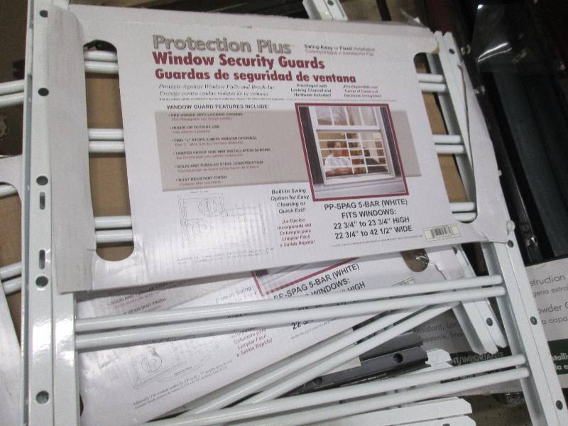 lot 132 image: Grisham Pp-Spag 5-Bar Window Guard ...
