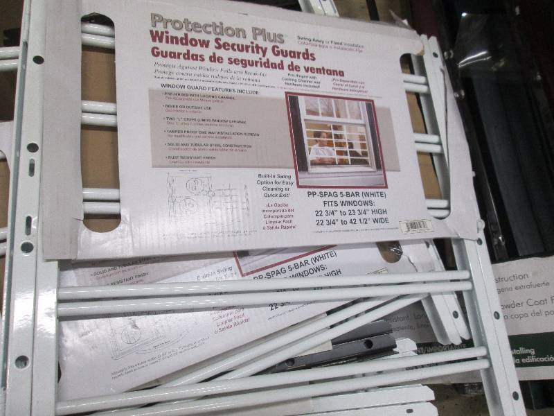 lot 133 image: Grisham Pp-Spag 5-Bar Window Guard ...