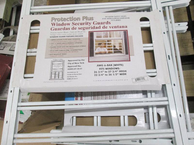 lot 134 image: Grisham Awg 6-Bar Window Guard in W...