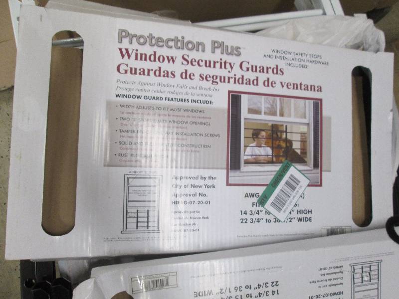 lot 135 image: Grisham Awg 4-Bar Window Guard in B...