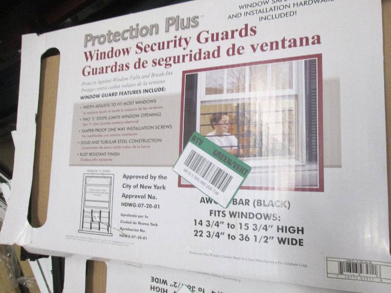 lot 136 image: Grisham Awg 4-Bar Window Guard in B...
