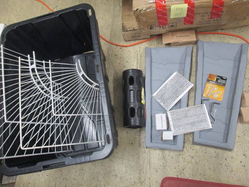 lot 145 image: Misc Lot  in damaged tote- see imag...