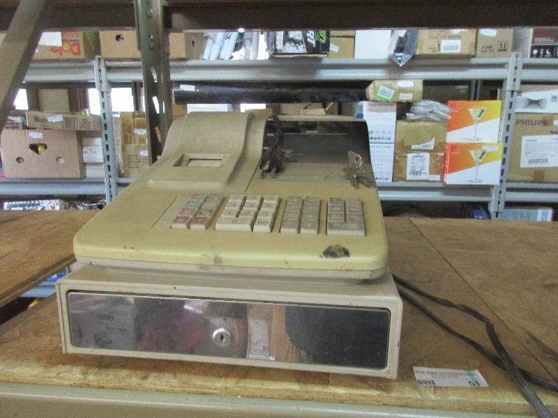 Cash register and keys
