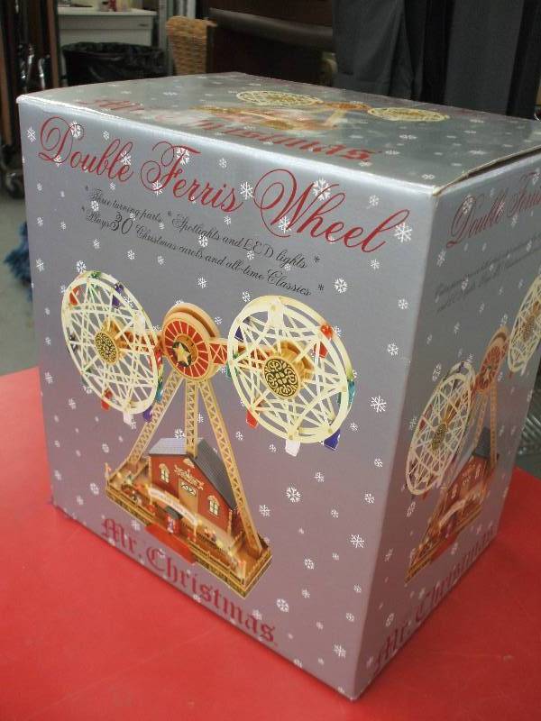 ANIMATED HOLIDAY DOUBLE FERRIS WHEEL