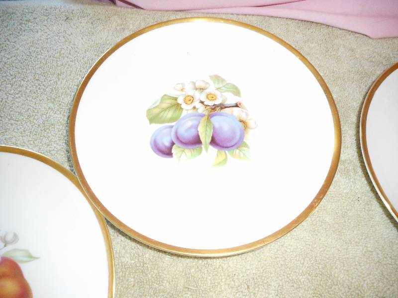 Vintage Fruit Plates