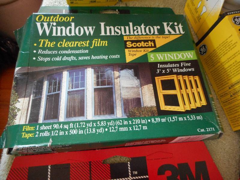 Light Bulbs,  Window Insulator Kits