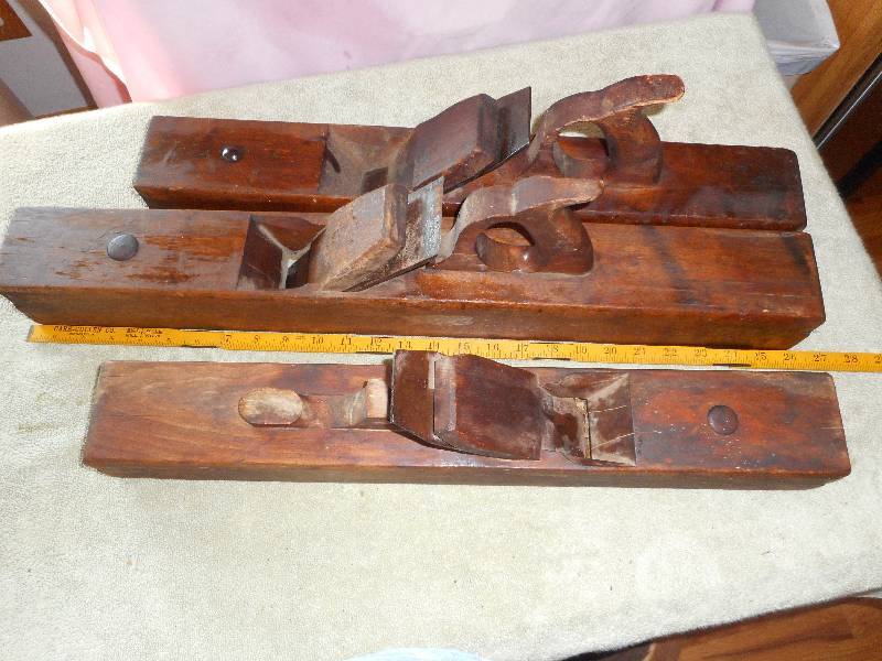 Antique Primative Wood Block Planes