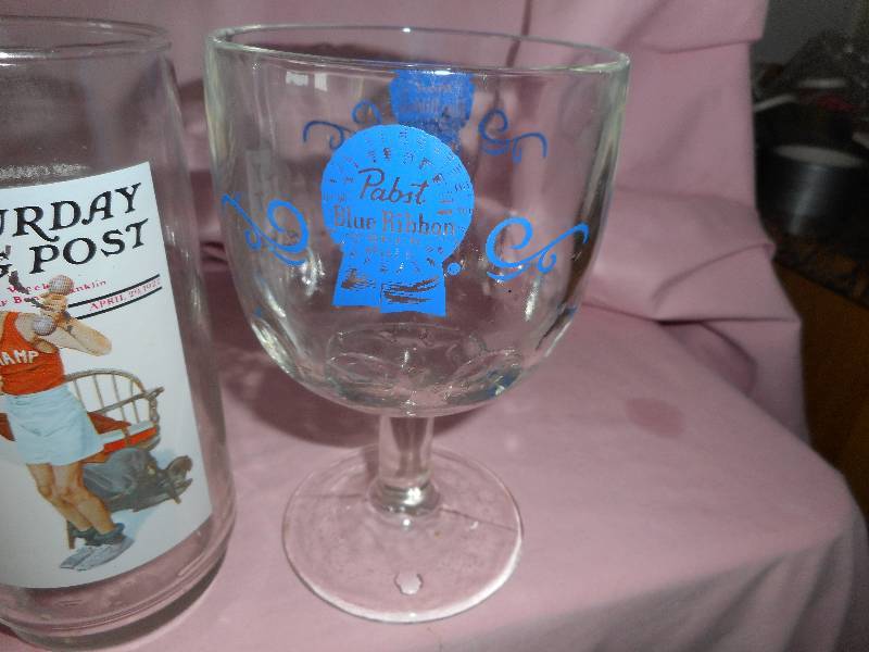 Advertisng Norman Rockwell, A & W, Kapok Tree Inn, Pabst Blue Ribbon Mugs
