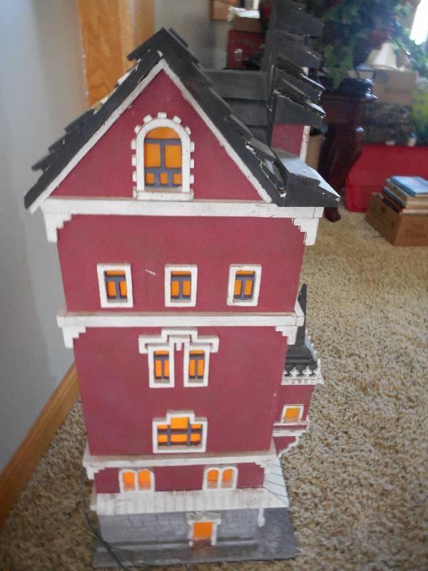 Lighted Victorian Home