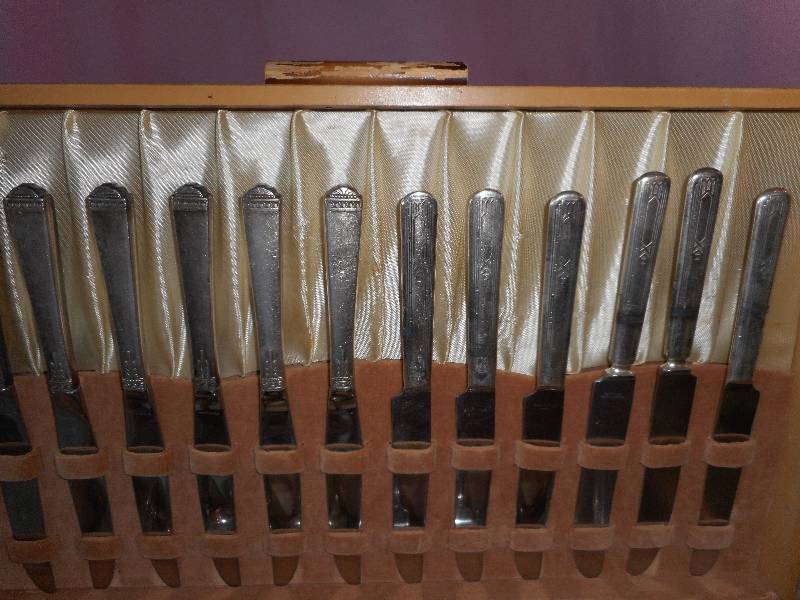 Vintage Flatware Set with Box