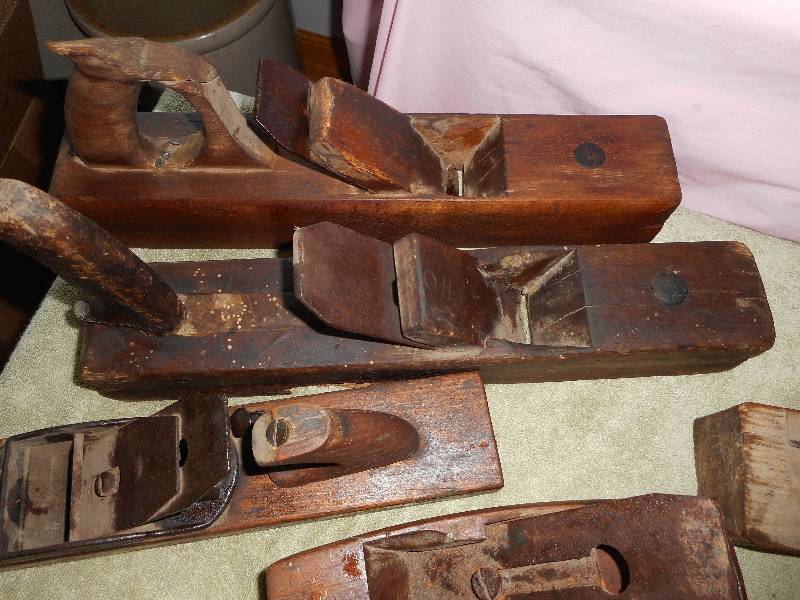 Vintage Primative Wood Block Planes
