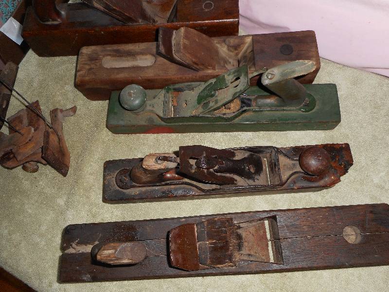 Vintage Primative Wood Block Planes
