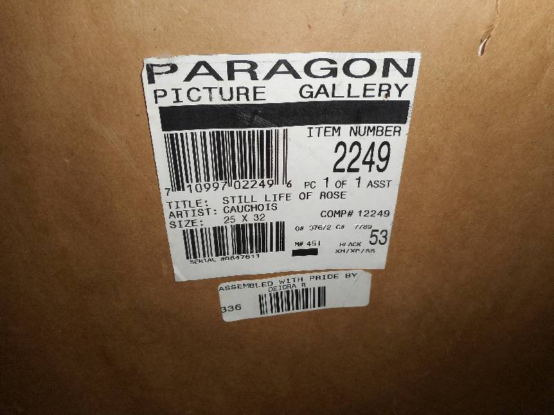 Vintage Still Life of Rose Framed Print