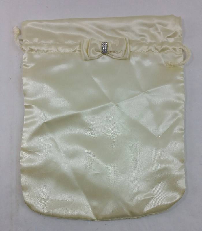 Lillian Rose Wedding Satin Money Bag - Ivory