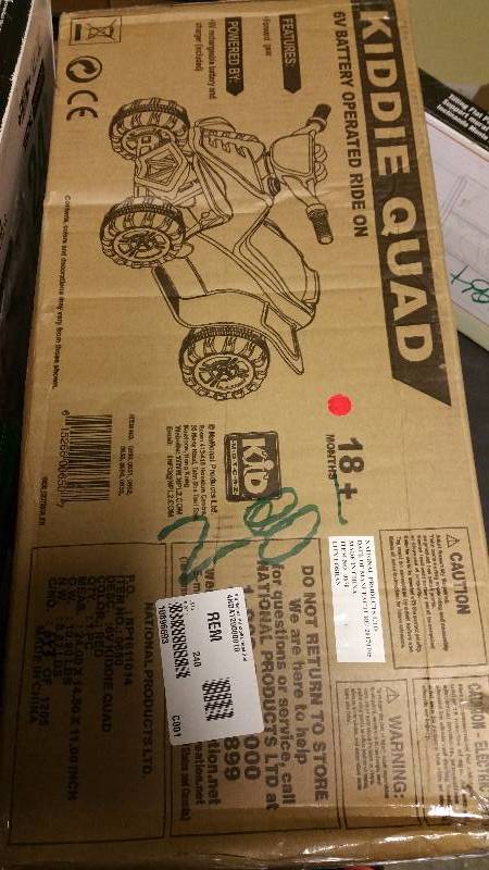 Kid Motorz Kiddie Quad 6V Ride-On  Red