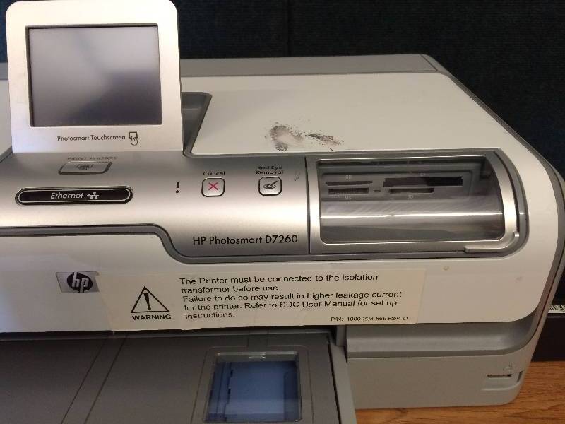 lot 25 image: WOW Retails NEW $700 HP PhotoSmart D7260 Printer and Ink HP Photosmart D7260 - printer - Magenta Color - ink-jet Series