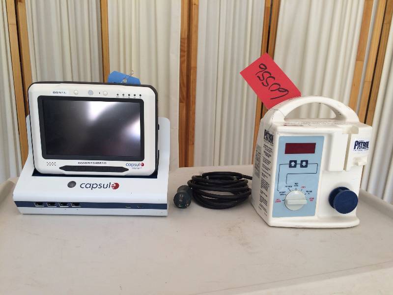 lot 55 image: Lot of Flexiflo Patrol  Capsule Monitor - Great Condition