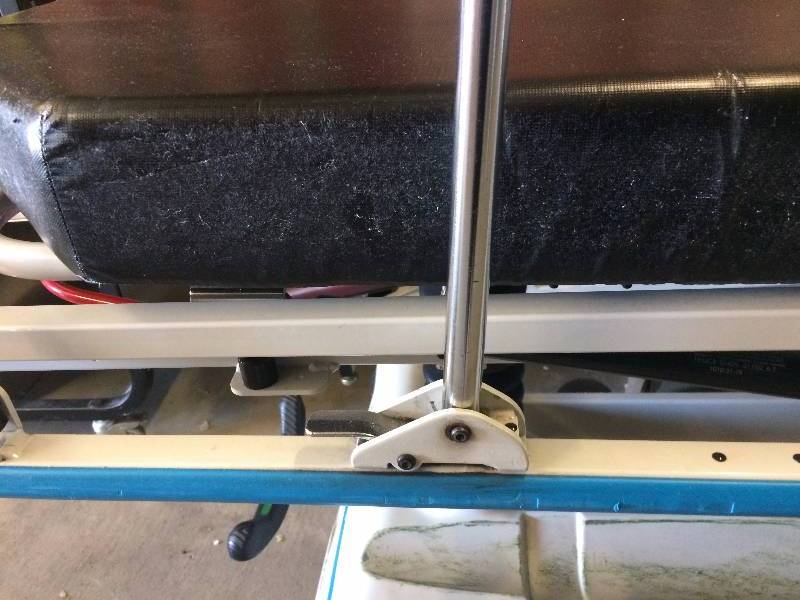 lot 79 image: Retails New $6000 - Super Nice Stryker 721 Bariatric 500lb Capacity Patient Transport Transfer Bed HiLow Tilt Forward & Back Gurney Stretcher EMS OR Hospital Emergency Ambulance Mobile Easy Steer Multi-adjustable Rolling - Comes With Free Pad