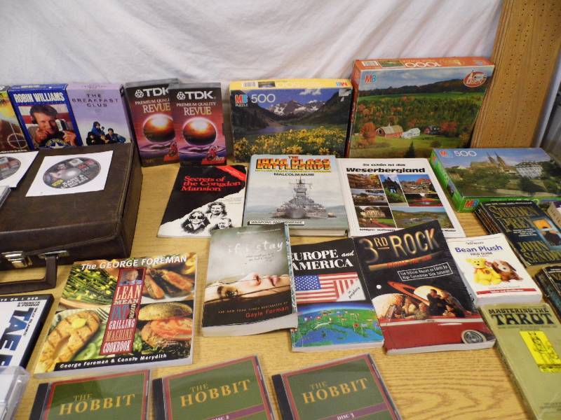 lot 47 image: Books - Tapes - Cds