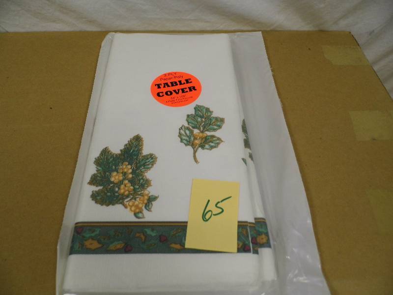lot 65 image: Case of 36 Table Covers