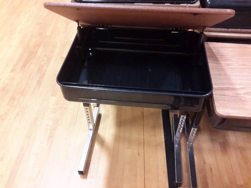 10 Virco Desks with opening top.  Adjustable Height